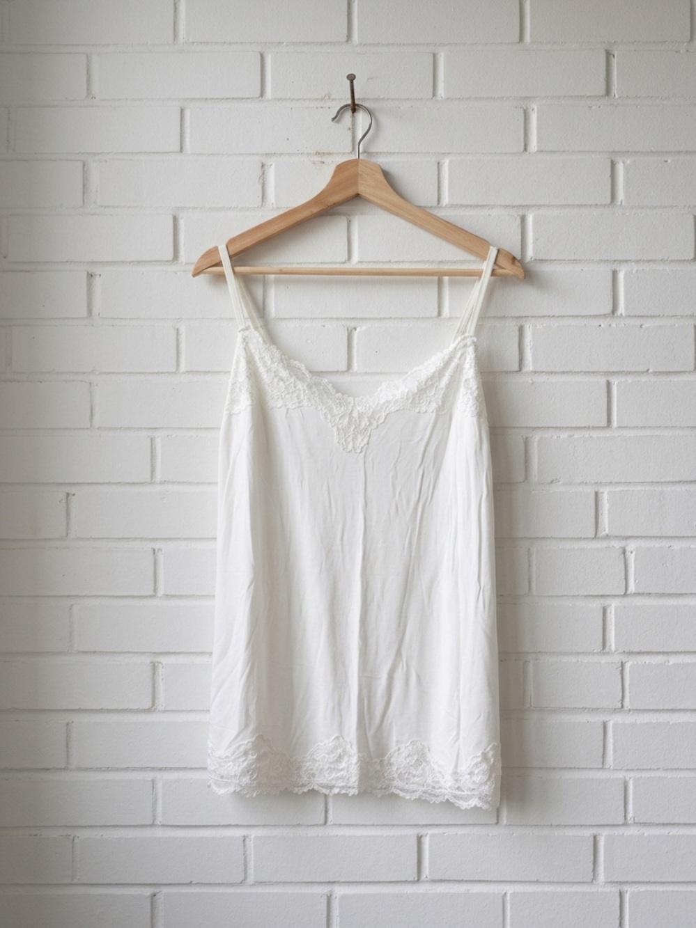Lane Bryant NWT White Lace Trim V-Neck Camisole Tank Top Size 14/16